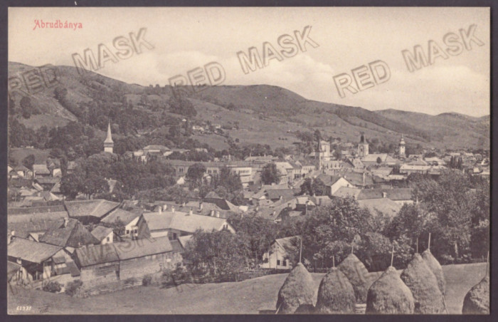 4984 - ABRUD, Alba, Panorama, Romania - old postcard - unused