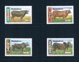Zimbabwe 1997 - Creșterea bovinelor, agricultura, animale, serie neuzata