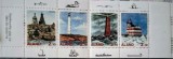 ALAND 1992 faruri serie 4v carnet nestampilata