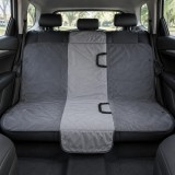 Cumpara ieftin Husa Protectie Bancheta Auto ART pentru Caini, Gri, Catifea &amp; Bumbac, Antiderapanta, 165x145 cm