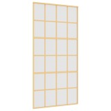 Cumpara ieftin Usa glisanta, auriu, 102,5x205 cm, sticla ESG mata si aluminiu