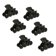 Set Clame de Păr, Model Zigzag, Negru, 3.5cm, 6 Bucăți