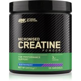 Optimum Nutrition Micronised Creatine Powder favorizează performanțele sportive aroma Blue Raspberry 247.5 g
