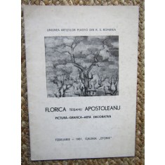 CATALOG EXPOZITIE Florica Teisanu Apostoleanu 1981
