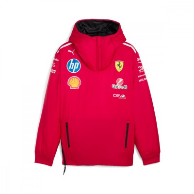 Ferrari geacă de bărbați cu glugă Padded Double Sided F1 Team 2025 - M foto