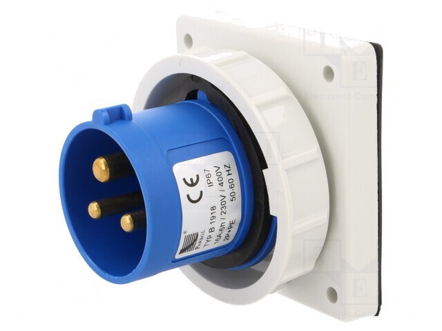 Conector de alimentare AC 16A 400VAC IP67 IEC 60309