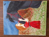 Tablou neinramat de vanzare pe panza, Scene gen, Acrilic, Realism, ALL