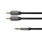 Cablu 3.5st-2RCA t-t 1.8m KM
