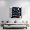 Folie imprimata color pentru decor perete locuinta, dimensiune 125 x 110cm, model: VIEW TO HAVEN 09, AVEX