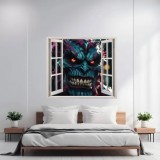 Folie imprimata color pentru decor perete locuinta, dimensiune 125 x 110cm, model: VIEW TO HAVEN 09, AVEX