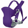 Marsupiu Bebe KIK Mov, Port Bebe Ergonomic 3-18 Luni, Baby Carrier, Centuri Ajustabile, Bumbac+Poliester, Max 10kg