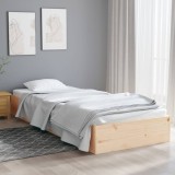 vidaXL Cadru de pat Small Single 2FT6, 75x190 cm, lemn masiv