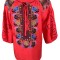 Bluza dama tip ie R25, rosu , marimea 3XL