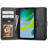 Husa Tech-Protect Wallet Wallet pentru Motorola Moto E13 Negru, Silicon