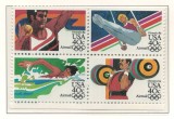 Statele Unite 1983 Mi 1622/25 A block MNH - JO de vara 1984, Los Angeles (I), Nestampilat