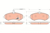 TRW GDB1719 COTEC set placute frana,frana disc