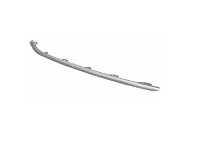 Ornament grila bara protectie VOLKSWAGEN PASSAT (B7), 11.2010-02.2015, fata, partea stanga, cromat