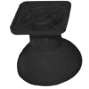 Picior mobila cupa, negru, 70 mm, 4 buc / set