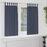 vidaXL Perdele opace cu perdele 2 pcs Antracit 175 x 140 cm Poliester