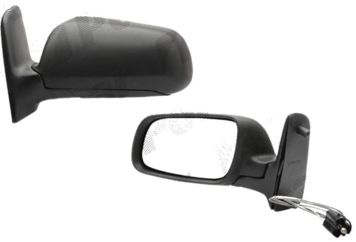 Oglinda exterioara Seat Alhambra (7V8/7V9), 04.1998-01.2001, Vw Sharan (7M), 05.1998-04.2000, Dreapta, Crom, manuala, prin cablu, Fara incalzire, car