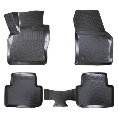Set Covorase Auto Cauciuc dedicate Volkswagen Tiguan II 2016-2020 foto