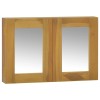 VidaXL Dulap cu oglindă, 60x10x40 cm, lemn masiv de tec 338242