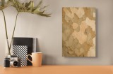 Tablou Canvas Abstract cu Texturi Naturale Multicolor, 26 x 39 cm, CMCLASS