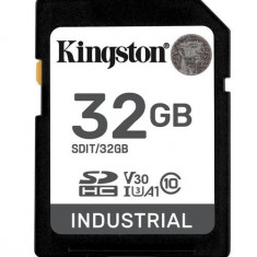Card de memorie Kingston, 32GB, SDHC, Clasa Industriala 10, U3, V30, A1