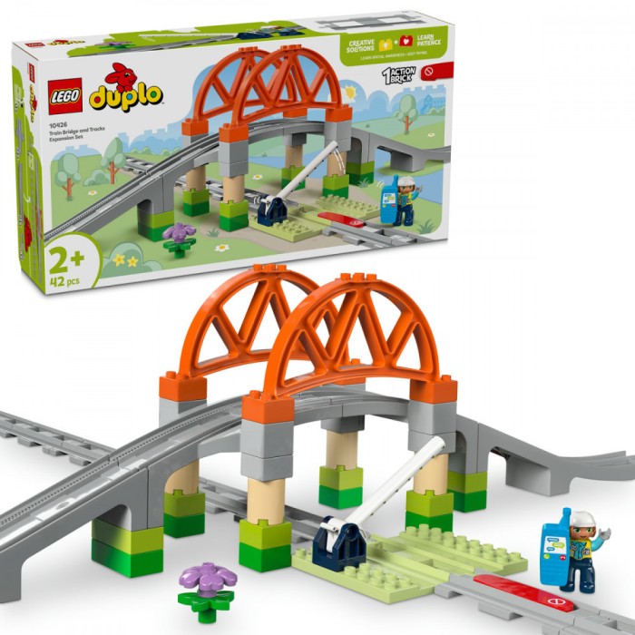 LEGO Set de extindere Pod cu sine de cale ferata Quality Brand