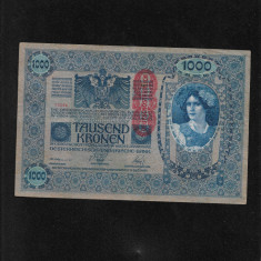 Germania Austro Ungaria 1919 (1902) supratipar 1000 coroane kronen seria79944