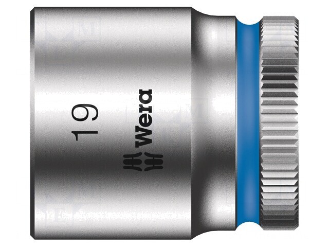 Tubulară HEX 19mm 3/8 Oțel Crom-Vanadium