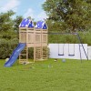 Set de joacă pentru exterior, lemn masiv de pin