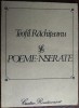 Teofil Rachiteanu: Poeme-Nserate, Versuri (editia princeps, 1990), 116 pagini