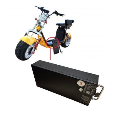 Baterie (podea) scuter electric 60 V, 12 A, 720 Wh Litiu-Ion (City Coco) foto