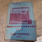 Caiet Service radioreceptorul Alfa S 711 T