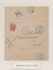 Italy 1883 Postal History Rare Stampless Cover to Napoli DG.035