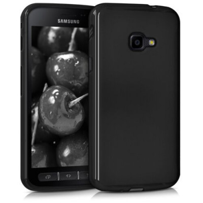 Husa pentru Samsung Galaxy Xcover 4, Silicon, Negru, 42413.47 foto