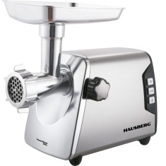 Masina de tocat electrica Hausberg, 2500 W, 2kg/min, Nivel zgomot 80 dB, 2 viteze, Inox