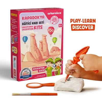 Arkerobox - set arheologic educational si puzzle 3d, cappadocia foto