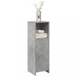 vidaXL Dulap de baie, gri beton, 30 x 30 x 95 cm, PAL