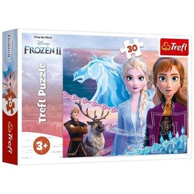 Puzzle Trefl Frozen 2: Curajul surorilor foto