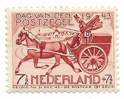 Olanda (1) - Ziua timbrelor, 1943 - neobliterata