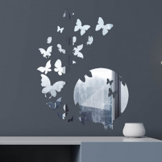 Sticker Butterfly Mirror Wall Art and Butterflies