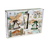 Set cadou cosmetice Craciun cm 21,5 x 4 x 14,5 H