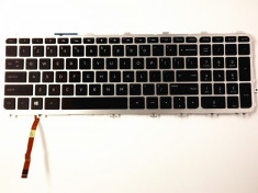 Tastatura HP Envy 15-J011NR iluminata cu rama layout US foto