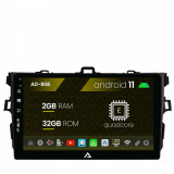 Cumpara ieftin Navigatie Toyota Corolla (2007-2013), Android 11, E-Quadcore 2GB RAM + 32GB ROM, 9 Inch - AD-BGE9002+AD-BGRKIT091