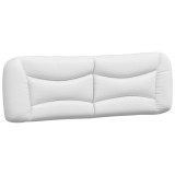 Cumpara ieftin Perna pentru tablie pat, Hvar, alb, 160 cm, piele artificiala