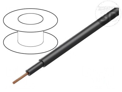 Cablu BiT 1000 Power 1x50mm2 Cu PVC negru - Cablu de alimentare cu PVC negru foto