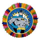 Piniata pentru petreceri, 35 cm, multicolora, model Batman, umplutura inclusa