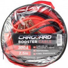 Cablu de transfer curent si de pornire Carguard, 300A, lungime 2.5m, aluminiu cuprat, diametru exterior 8mm